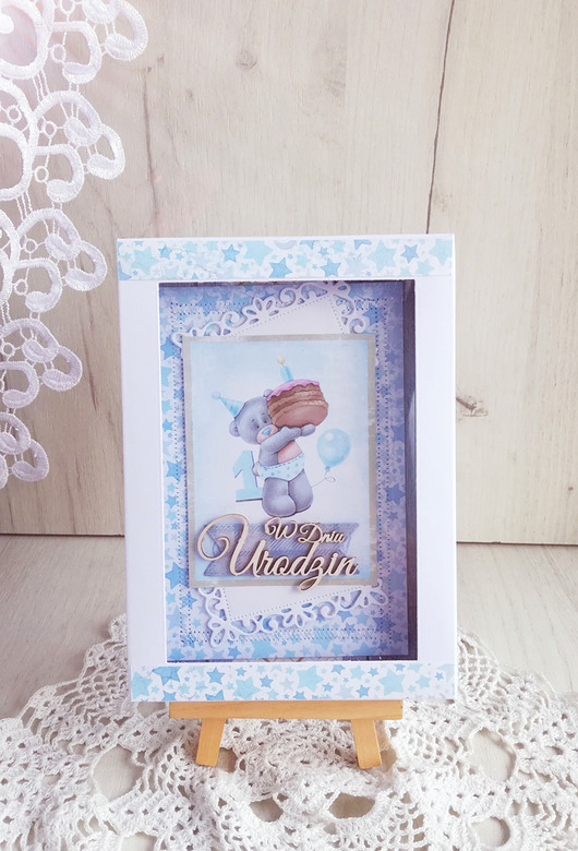 Kartka 3D Urodzinowa Mommy's Hero GOTOWA Lulaczkowo