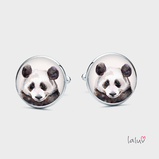 Spinki do mankietów PANDA laluv
