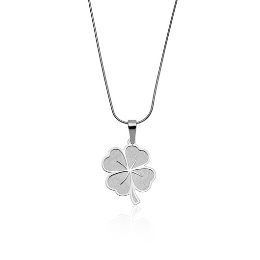 srebrne naszyjniki Srebrny naszyjnik "Szczęśliwa Koniczynka" - Elegancja i Symbol Szczęścia