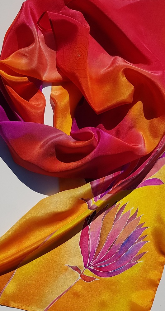 szale damskie Szal jedwabny dla mamy