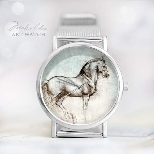 12 % OFF Horse - Vinci - Makaliboo Art Watch Makaliboo