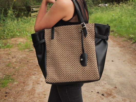 Weaved Shopper / Tote / Oversized Kat of Colours