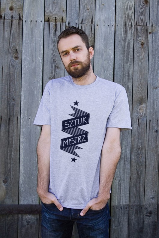 T-shirt SZTUKMISTRZ (szary) RUNO