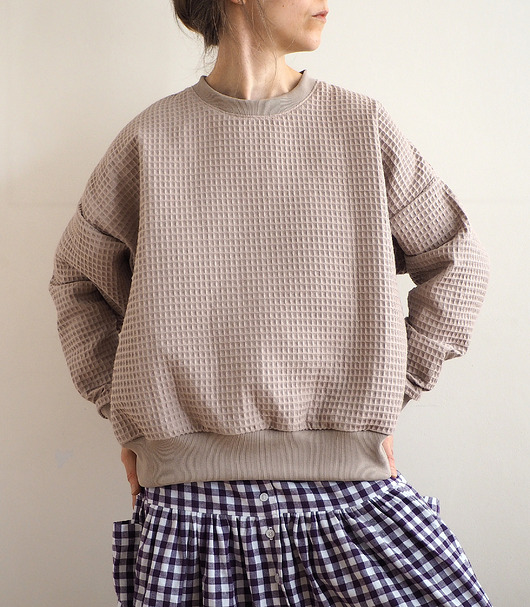 bluza bez kaptura damska Bluza Wafel "FullMoon_01"