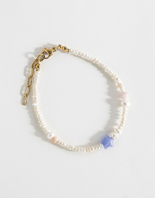 bransoletki z kamieni naturalnych Bransoletka z pereł naturalnych i kamieni