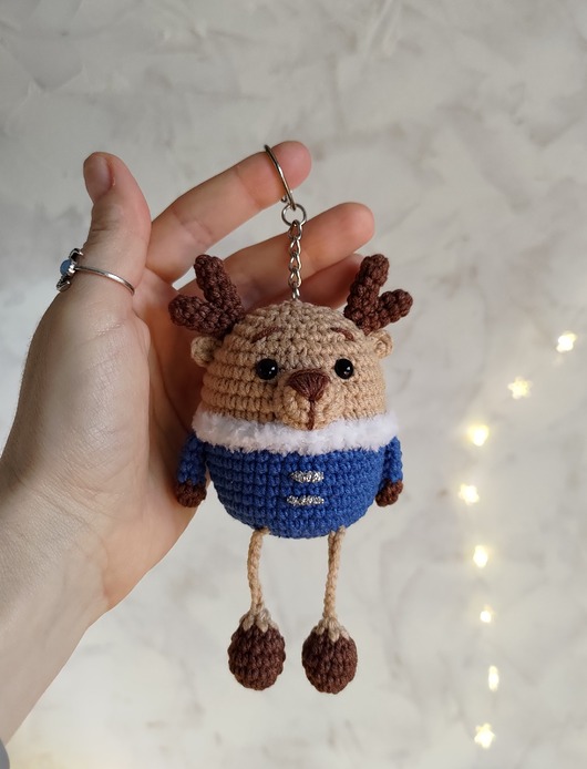 breloki Brelok renifer, Brelok jelonek, Brelok na prezent, Upominek świąteczny