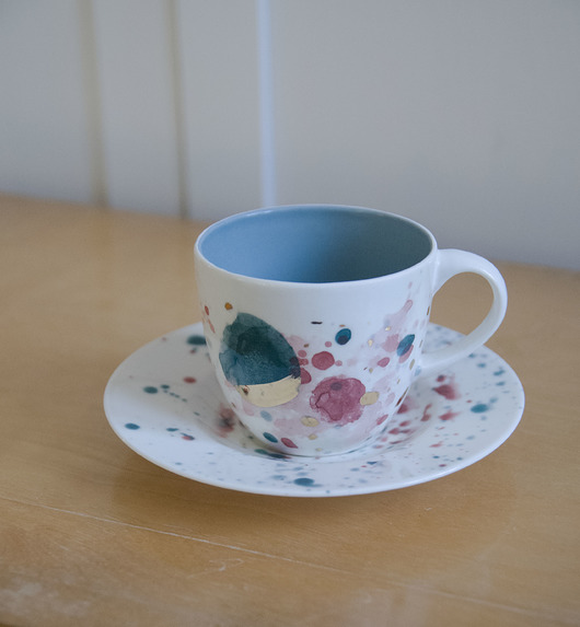 Porcelanowa kosmiczna filiżanka imkadesign