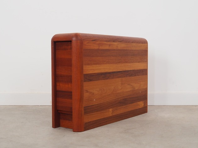 komody i szafki Barek tekowy, duński design, lata 70, produkcja: Dania