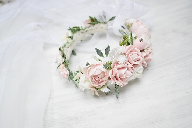 wianki komunijne Wianek komunijny  na koka, wianek na  koka