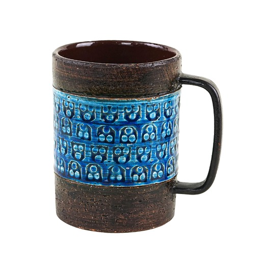 kubki Kubek ceramiczny włoski design, lata 60, designer: Aldo Londi,od Bitossi