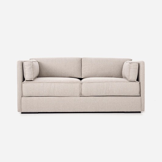 sofy i szezlongi Sofa HAGA piaskowa, skandynawski design