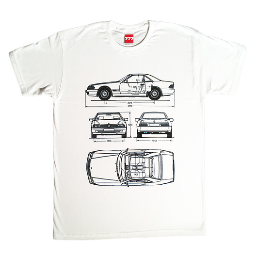 t-shirty męskie Koszulka MERCEDES R129 SL KLASA tshirt