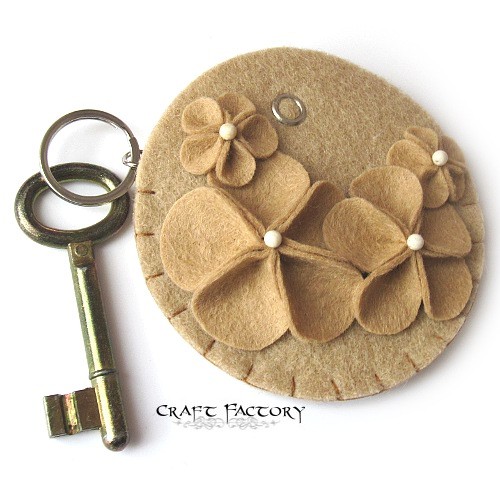 Popping Sand Flowers - etui na klucze Craft Factory