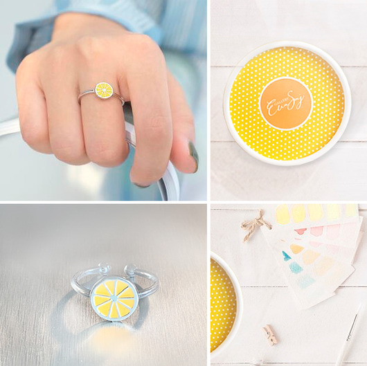 lemon  z kolekcji Makaliboo - SREBRO 925 -BOX Ewa Saj  Silver