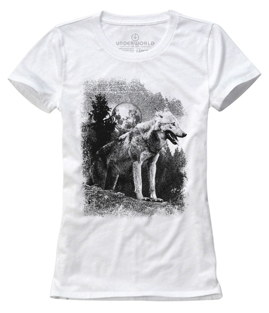 t-shirt damskie T-shirt damski UNDERWORLD Wolf in mountains
