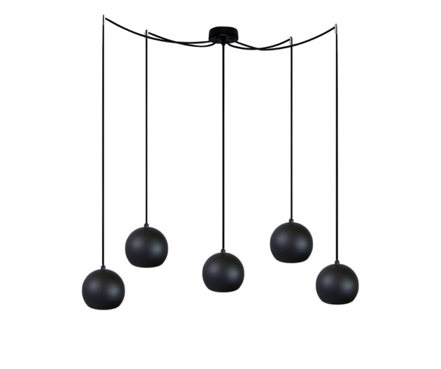 Lampa Pająk ball czarna 4FunDesign
