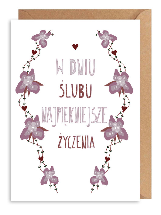 Kartka ślubna Gosia Sendlewska
