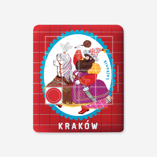 puzzle dla dzieci Układanka Kraków Lajkonik
