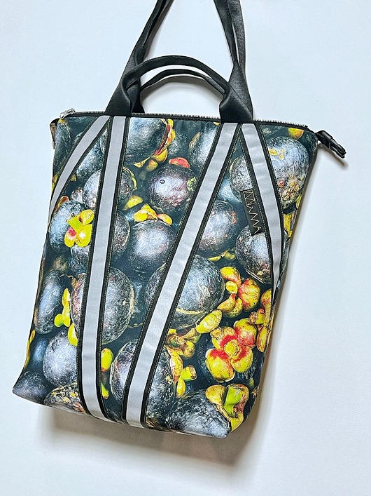 torby i nerki męskie Foto MIMA bag UNI vege print