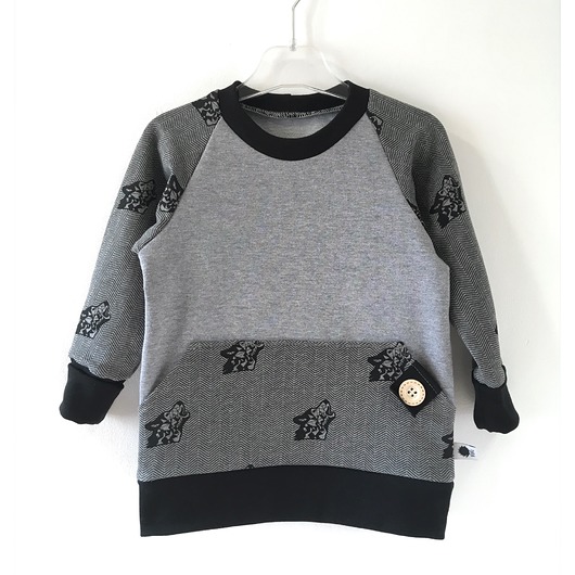 Bluza rosnąca - Wilki FuFu Handmade