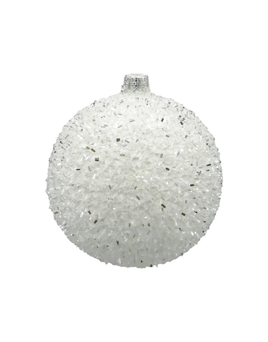 ozdoby choinkowe Bombka okrągła śnieżka: duża