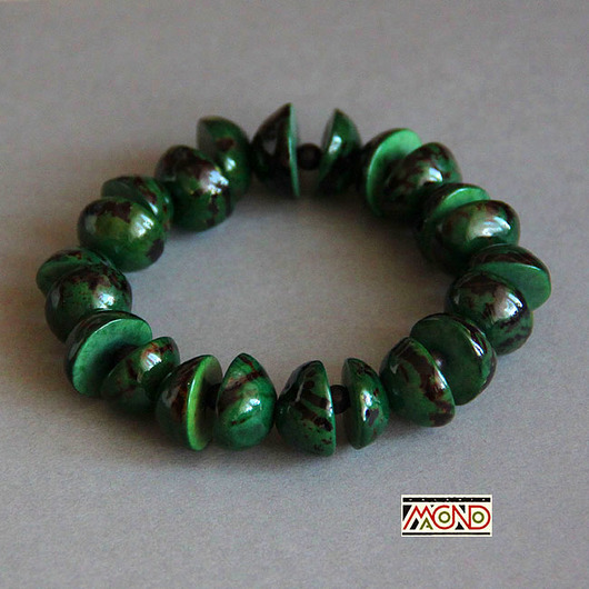 Bransoletka z kolumbijskiej palmy Tagua (b7)  Galeria Macondo