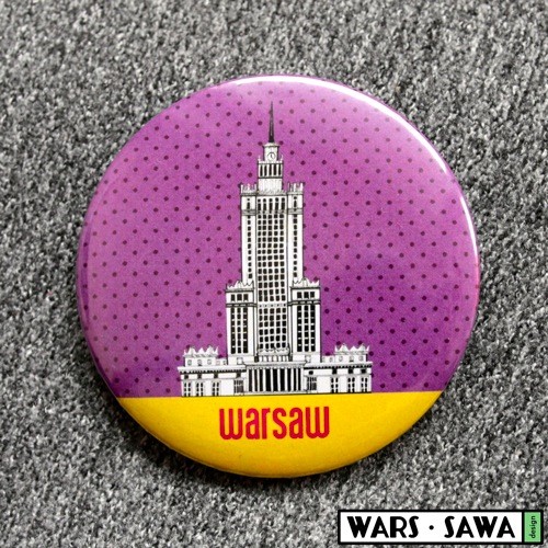 MAGNES 56 mm - Pałac w fioletach LOVE POLAND DESIGN