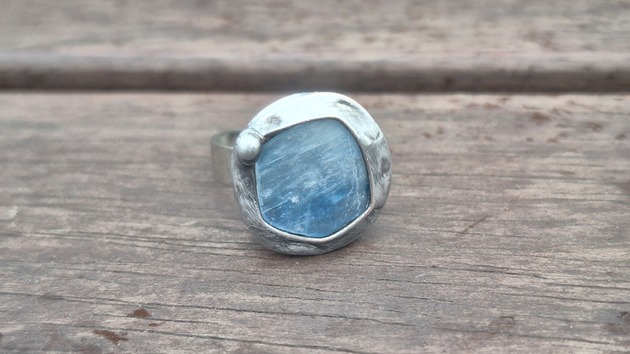 pierścionki - różne Kianit - pierścionek regulowany