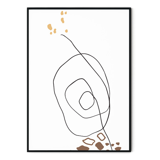 Plakat skandynawski Modern abstract no. 3 myscandi