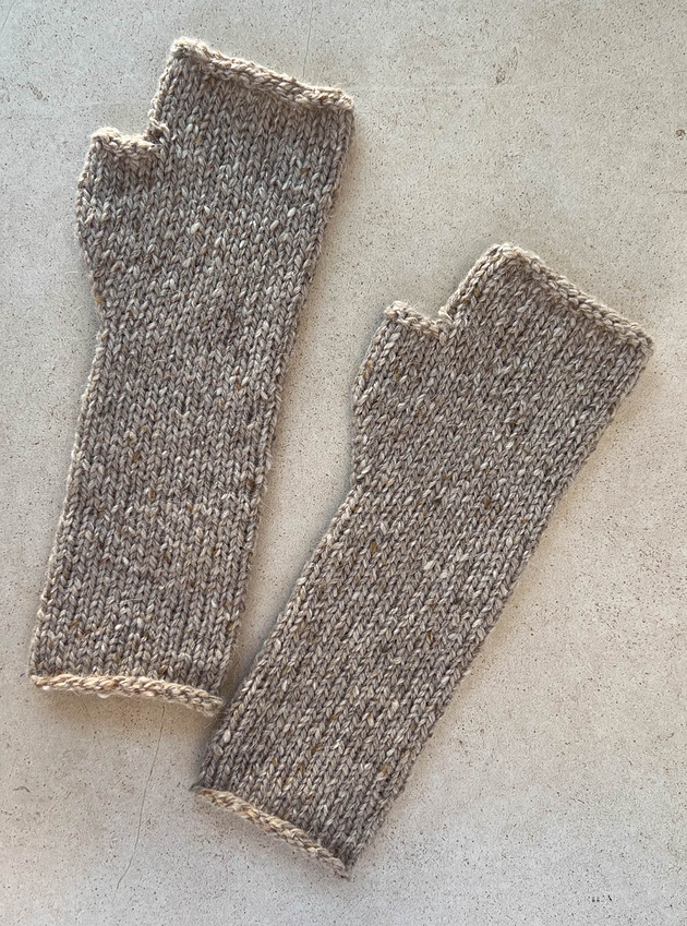 rękawiczki damskie Rękawiczki damskie, jesienne mitenki beżowe