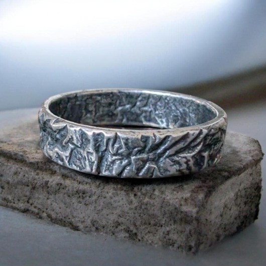 obrączki ślubne Obrączka srebrna oksyda r. 18
