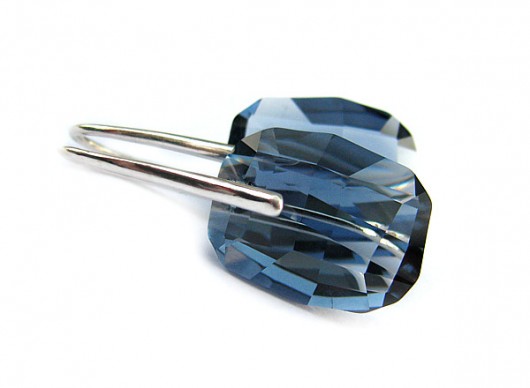 kolczyki swarovski Minimalistyczne kolczyki kryształ Swarovski - Graffic