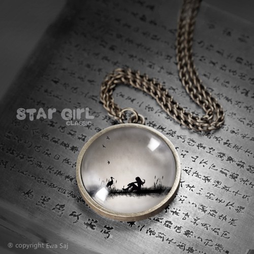 Star Girl Classic, Bocian - Medalion Prosty Ewa Saj Fotografie