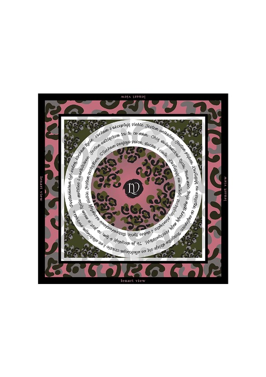 apaszki Jedwabna chusta premium, 90 cm - 90cm