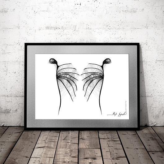 GRAFIKA 70 - anioły - seria minimal angel Maja Gajewska