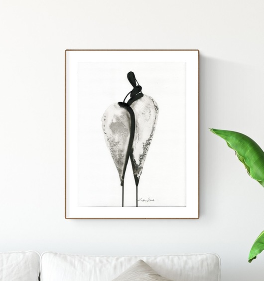 grafika 30x40 cm wykonana ręcznie Krystyna Siwek Art
