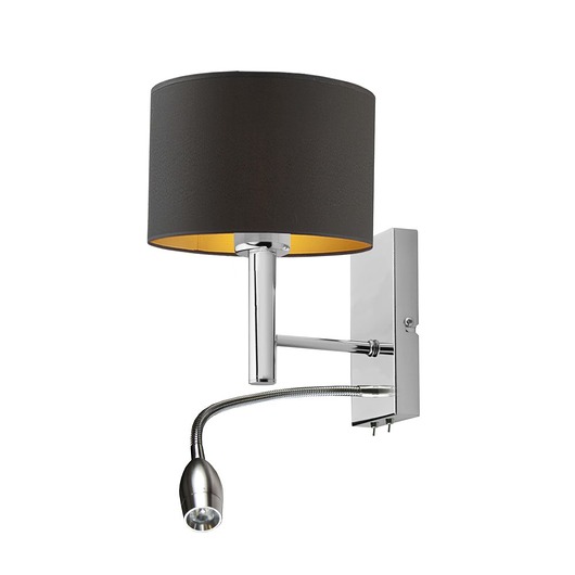 Kinkiet ścienny FLORYDA GOLD z panelem LED LYSNE
