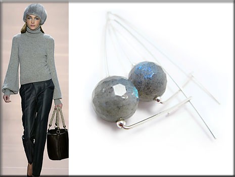 Kolczyki >Audrey Hepburn< Marta Latawiec