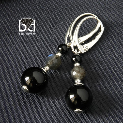 Onyks i Labradoryt Black Diamond