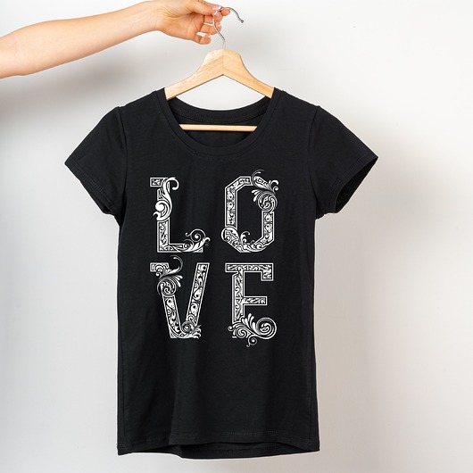 t-shirty męskie Koszulka czarna  męska Love