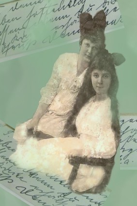 Foto retro :z kokardą we włosach belotka