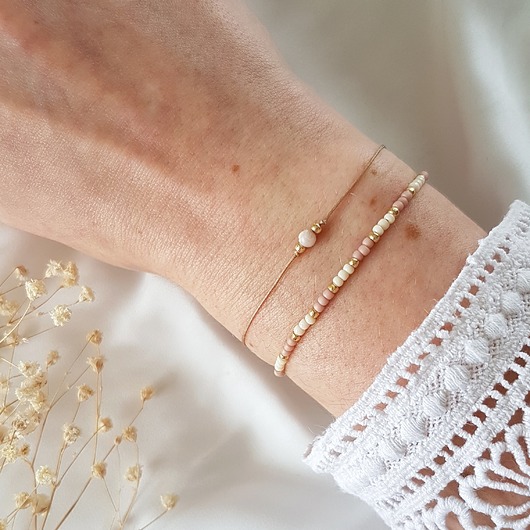 zestaw bransoletek LEI handmade 