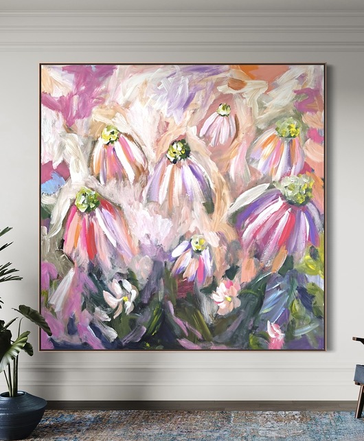obrazy Obraz abstrakcyjny 100x100 cm