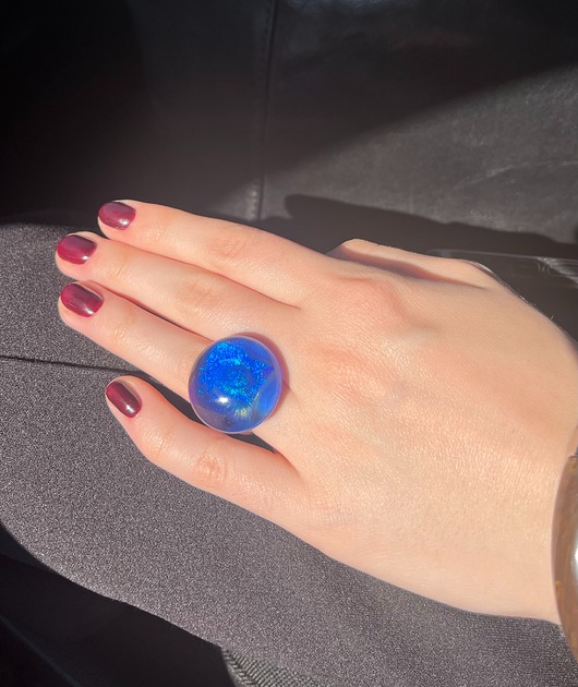 pierścionki srebrne Pierścionek z wymiennym oczkiem