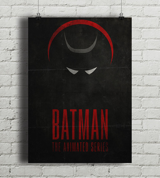 Batman - plakat A4 minimalmill