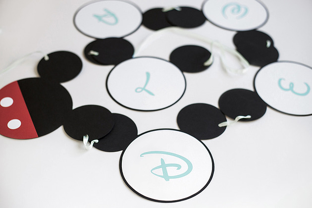 akcesoria dziecięce - różne Girlanda personalizowana na urodziny MYSZKA MICKEY