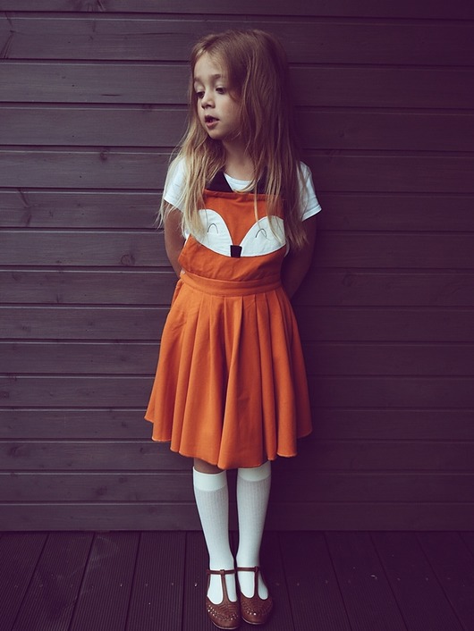 Sukienka z szelkami Lis Lady Stump