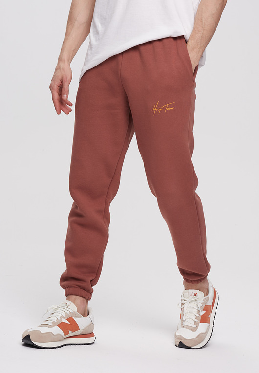 spodnie męskie Spodnie dresowe COZY Cognac męskie