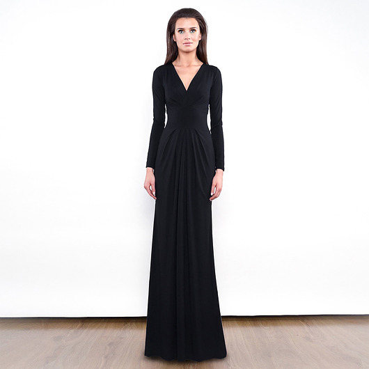 sukienki maxi damskie Suknia Pamela Maxi - Black