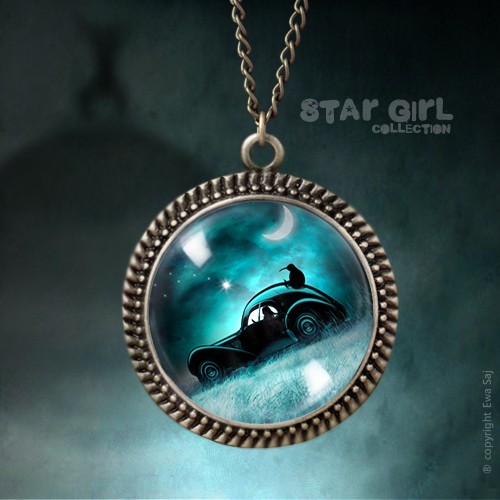 Star Girl Szybka Jazda, romantyczny medalion Ewa Saj Fotografie
